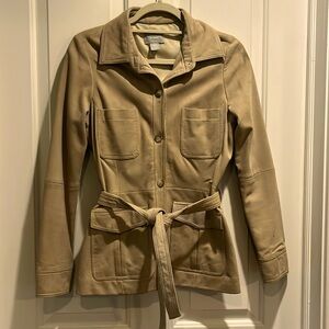 Suede Old Navy Trench coat.
